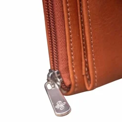 Pénélope - Porte monnaie Clémence glitter Cognac