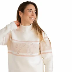 Pénélope - Pull col montant femme Noris Beige