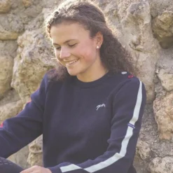 Pénélope - Pull femme Maïwenn Marine Hot