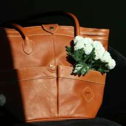 Pénélope - Sac à main Maisons Laffite cognac Marron