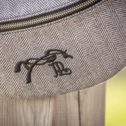 Pénélope - Sac banane Chevron Noir Outlet