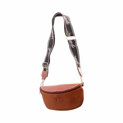Pénélope - Sac banane Smile Cognac Marron Outlet