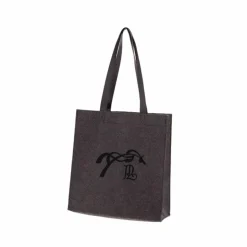 Pénélope - Sac en feutre / noir Gris Discount