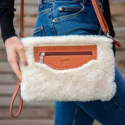 Clearance Pénélope - Sac pochette Emilie Blanc