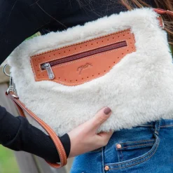 Clearance Pénélope - Sac pochette Emilie Blanc