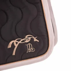 Pénélope - Tapis de selle Diamant / blanc/ rose gold Noir Best