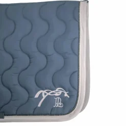 Outlet Pénélope - Tapis de selle Diamant bering sea/ blanc Bleu