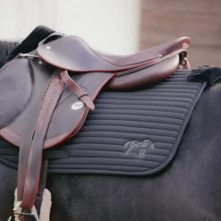 Pénélope - Tapis de selle Lyona Noir Discount