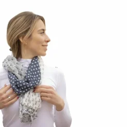 Discount Pénélope - Étole Alix et écru Gris