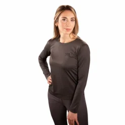 Pénélope - T-Shirt Techty manches longues foncé Gris