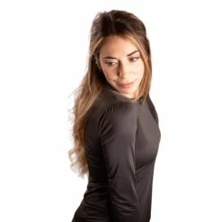 Pénélope - T-Shirt Techty manches longues foncé Gris