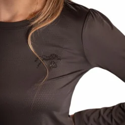 Pénélope - T-Shirt Techty manches longues foncé Gris