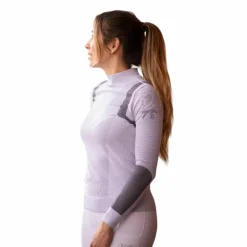 Pénélope - T-Shirt Warm Up manches longues Gris Discount