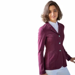 Pénélope - Veste de concours femme Paris Air soft Prune