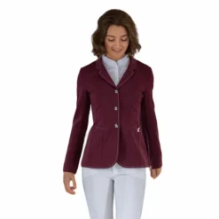 Pénélope - Veste de concours femme Paris Air soft Prune