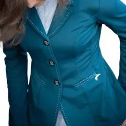 Pénélope - Veste de concours femme Paris Air soft canard Bleu Sale