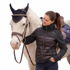 Pénélope - Veste femme Edelweiss Noir Discount