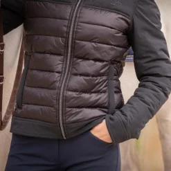 Pénélope - Veste femme Edelweiss Noir Discount