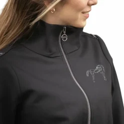 New Pénélope - Veste Tweeny strass Noir