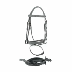 Privilège Equitation Privilege Equitation - Bridon Grandville combiné avec rênes Noir Outlet