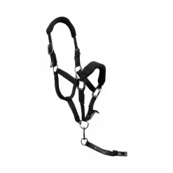 Outlet Pro Confort - Ensemble licol ergonomique et longe Dorai en mesh Noir