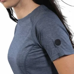 Pro Series - T-shirt manches courtes Vibration femme bleu gris