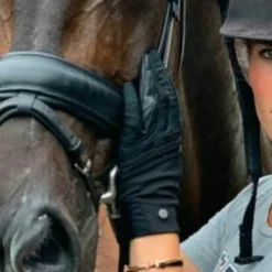Best Racer - Gants d'équitation Création Noir