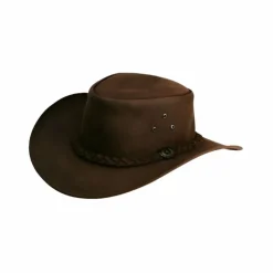 Randol's - Chapeau huilé havane Outlet