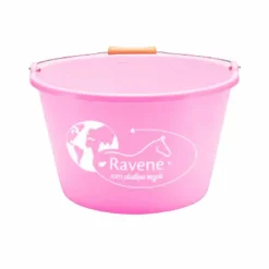 Ravene - Seau 100% recyclé rose pale avec anse 15L