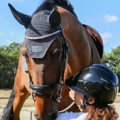 Online RG Italy - Bonnet court crochet gris