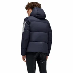 RG Italy - Doudoune manches longues homme Hooded Puffer Marine Discount