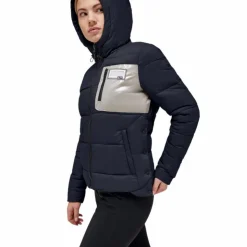 Outlet RG Italy - Doudoune manches longues femme Hooded Puffer Marine