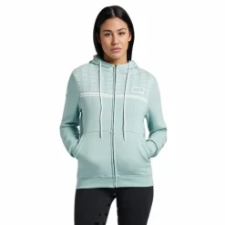 RG Italy - Sweat zippé manches longues femme RG Logo Stripe Bleu Online