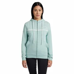 RG Italy - Sweat zippé manches longues femme RG Logo Stripe Bleu Online