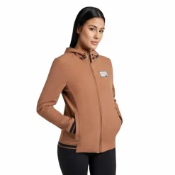 RG Italy - Veste manches longues femme RG Hooded Softshell Marron Clearance