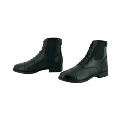 Riding World - Boots synthétique à lacets Noir Clearance