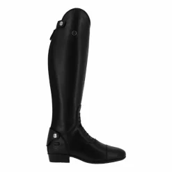 Hot Riding World - Bottes d'équitation synthétiques à lacets Noir