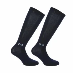 Hot Riding World - Chaussettes d'équitation Jody (x3) Marine