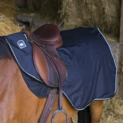 Riding World - Couvre-reins imperméable doublé polaire 300D 0g Noir Best