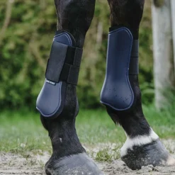 New Riding World - Guêtres protège-tendons x2 Marine