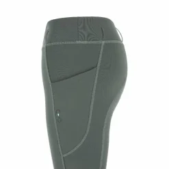 Online Riding World - Legging d'équitation polaire femme Volga gris/ Vert