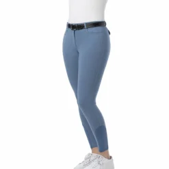 Riding World - Pantalon d'équitation enfant Alexandrie Bleu Hot