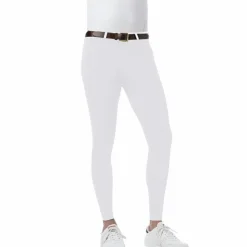 Online Riding World - Pantalon d'équitation homme Lecaire Blanc
