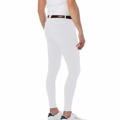 Online Riding World - Pantalon d'équitation homme Lecaire Blanc