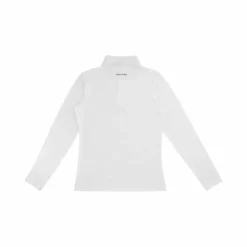 Online Riding World - Polo de concours manches longues femme Reine Blanc