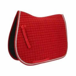 Riding World - Tapis de selle Girly Rouge Clearance