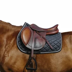 Riding World - Tapis de selle Velours Noir