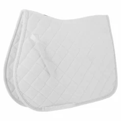 Riding World - Tapis de selle Velours Blanc