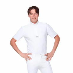 Outlet Sabbia Bianca - Chemise manches courtes Enzo Blanc