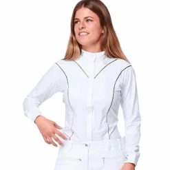 Discount Sabbia Bianca - Chemise manches longues femme Lucine Blanc